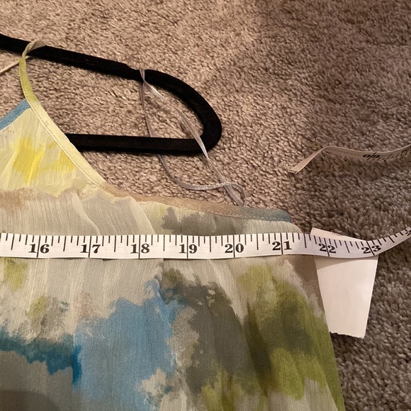 NWT XL bar lll “Sky Dream” pleated thin adjustable straps dress - Picture 5 of 8